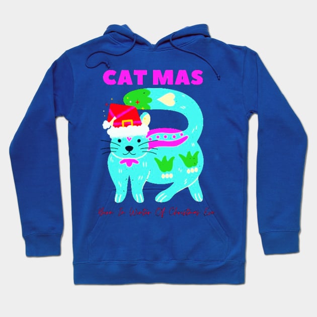 catmas : born in winter of christmas eve Hoodie by hot_issue